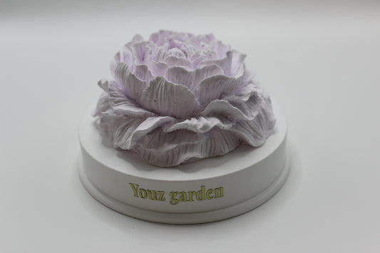 Pale Purple Peony Bloom Aroma Stone